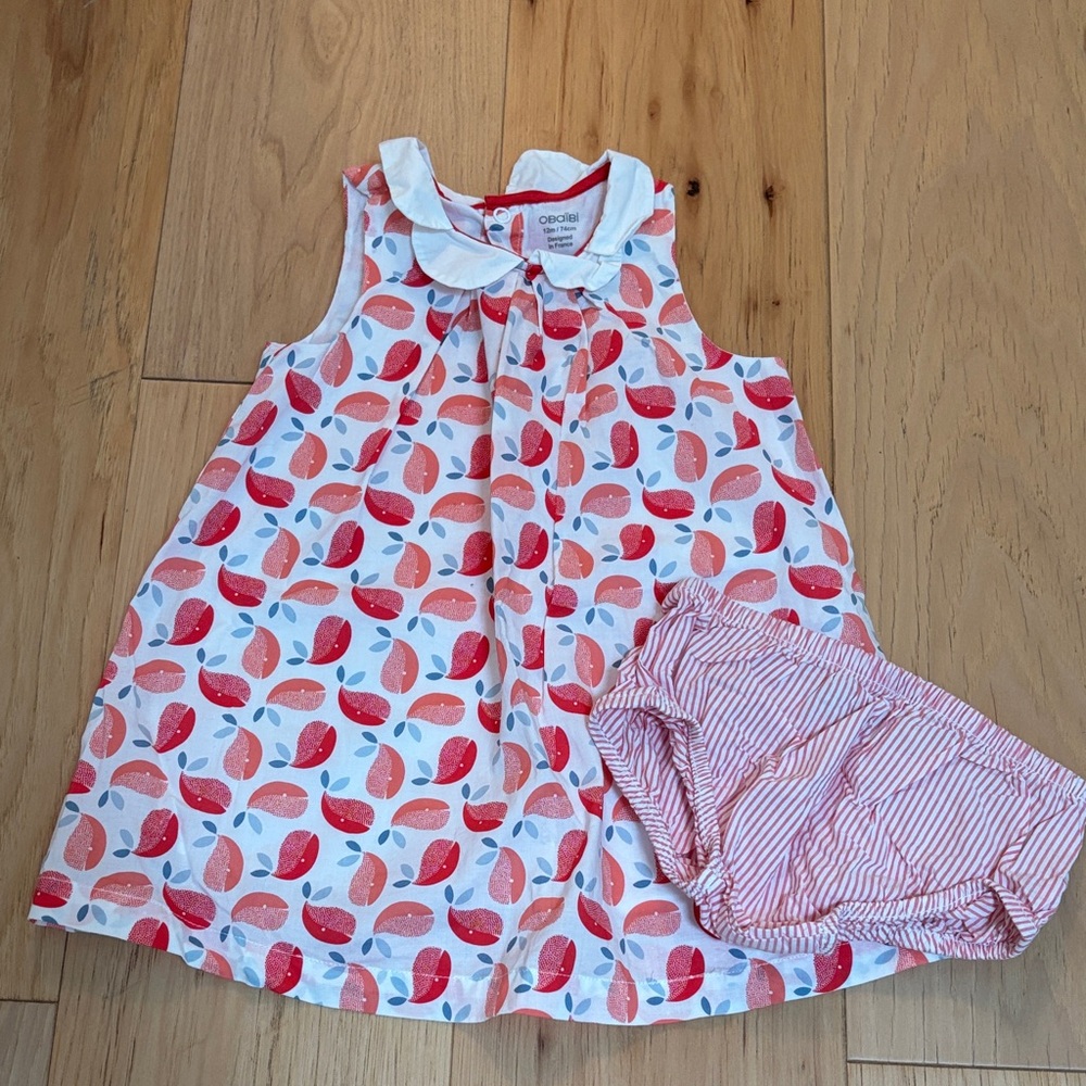 Baby Red, White and Blue Whale Print Baby Set